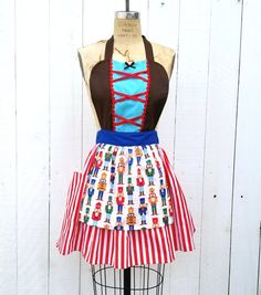 a mannequin with an apron on top of it