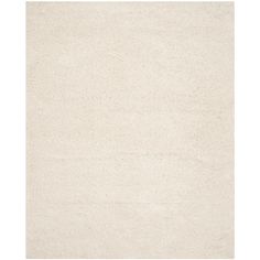 a white area rug on a white background