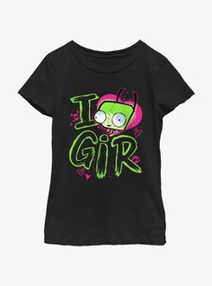 100% CottonWash cold; dry lowImportedListed in youth sizes Scene Clothing, Emo Shirts, Scene Fashion, Invader Zim, Zippered Sweater, Girls T Shirt