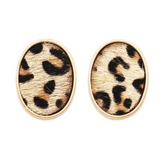 Are you ready to let your wild side out? You're sure to be Spotted in these stunners! Our natural leather hide with cheetah spot pattern is the must have item for your jewelry box! The unique oval stud shape and eye-catching texture will create the perfect finishing touch to a variety of different looks! Hypoallergenic surgical steel posts earrings measure 0.75 inch length by 0.62 inch width. These impressive cheetah spot stud earrings feature wild cat spots printed on genuine leather cow hide w Whimsical Earrings, Multi Strand Pearl Necklace, Jaguar Print, Animal Safari, Easter Jewelry, Western Necklaces, Casual Earrings, Western Earrings, Spots Pattern