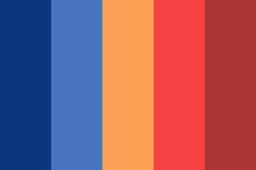 an image of the colors of red, orange and blue