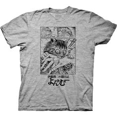 PRICES MAY VARY. BECOME A CAT PERSON: Enjoy geeking out while wearing your favorite Junji Ito's Cat Diary: Yon and Mu merch! FANDOMS ARE THE BEST: Face it, we all love a good fandom. How about representing your favorite manga while rocking this sweet Junji Ito's Cat Diary: Yon and Mu shirt? Our Cat Diary tees are more than just a t-shirt. They are a way to bond with friends. WHAT’S MY SIZE AGAIN?: Forget your size after binging all night? We’ve got you. This cool shirt is available in sizes S–3X Cat Woman Shirt, Junji Ito Shirt, Terrifier Shirt, Wizard Aesthetic, Cat Diary, Japanese Town, Story Titles, Viz Media, Forest Cat