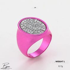 Bjux - Digital color rosy crytal party ring new cocktail ring Party Rings With Bling, Trendy Rose Gold Party Rings, Party Crystal Ring With Rhinestones, Pink Crystal Open Ring For Party, Pink Open Crystal Ring For Parties, Rose Gold Open Ring Crystal For Party, Rose Gold Open Crystal Ring For Party, Rose Gold Open Ring For Party, Pink Rhinestone Party Rings