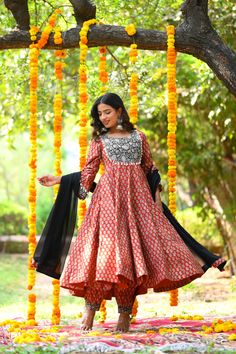 🌺 Spice up your wardrobe with our Rustic Red Bagru Print Anarkali! 💃 This stunning piece is only $101.00 and perfect for any occasion. 🔥 Shop now and add a touch of elegance to your style. 💫 #RusticRed #BagruPrint #Anarkali #Fashion #Sale #Trendy #MustHave #IndianFashion #ShopNow #AffordableStyle #etherealoutfitters Bagru Print, Guide Dog, Awesome Things, Fashion Sale, Clothes Collection, Indian Outfits, Anarkali, Spice Up, Affordable Fashion