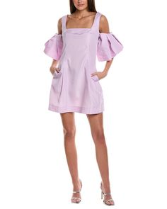 3.1 Phillip Lim Taffeta Mini Dress1 Purple Mini Dress Sleeves, Trending Today, Women Men Shoes, Fashion Today, 3.1 Phillip Lim, Phillip Lim, Chic Dress, Shoulder Sleeve, Color Patterns