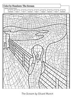 a coloring page with an image of a woman in the middle of a mosaic pattern