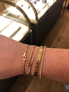 Jewelry Cartier, Gold Bracelets Stacked, Van Cleef And Arpels Jewelry, With My Love, Hermes Jewelry, Wrist Jewelry, Cartier Bracelet, Luxe Jewelry, Cartier Jewelry