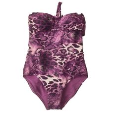 Nwt! Beautiful Swimsuit By Enfasis. This Suit Is Stunning! Purple/Black Shimmering Animal Print 2 Stock Photos Show The Fit In Different Color. Purple One-piece Party Swimwear, Purple Lined Swimwear For Parties, Purple Party Swimwear With Lined Body, Purple Lined Party Swimwear, Elegant Purple Party Swimwear, Purple Sleeveless Party Swimwear, Beautiful Swimsuit, Purple Black, Fit In