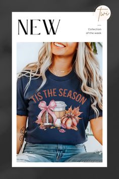 Excited for fall? Check out our NEW collection, exclusively available at The White Invite! Our 'Tis the Season graphic tee, featuring football, coffee, and pumpkin motifs, is perfect for embracing the cozy autumn vibes. Made with the soft and comfortable Comfort Colors fabric, this tee is a must-have for the season. Click here to shop the new collection now! Excited For Fall, Cozy Autumn, Autumn Vibes, Autumn Cozy