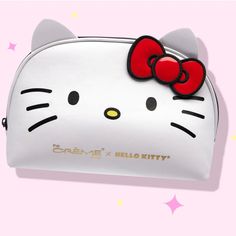 This Iconic, Limited-Edition Travel Pouch Is Made For All Sanrio And Hello Kitty Lovers. She Safely Stores Your Everyday Essentials And Favorite Makeup, With A Dome-Shaped Silhouette And Zipper Closure In Super-Cute Faux Leather. Made Vegan And Cruelty-Free. Content + Care - 100% Polyurethane - Wipe Clean - Imported Measures Approx 7” H X 9” W Fast Shipping! Smoke Free Home! Top Rated Seller! Bundle & Save On 3+ Items! Other Listings Tags Kitchen Cozy Snowflakes Pink Christmas Holidays Stocking Leather Makeup Pouch, Hello Kitty Makeup Bag, Kitty Makeup, Lip Patch, The Creme Shop, Creme Shop, Hello Kitty Makeup, Hello Kitty Bag, Hello Kitty Coloring