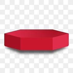 a red object on a white background, with no image or text in the bottom right corner