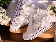 Platfomr sneakers, Wedding Sneakers, Bridal Sneakers, Wedding sneakers for bride, flower sneakers, wedding flat shoes, white seakers woman, woman sneakers, bridal flat shoes Please measure the sole of your feet to make sure that the size will fit. They fit one size smaller than usually. Welcome to my shop, we are specialised in selling extravagant high quality apparel and clothing for woman. Looking for the perfect pair of bridal shoes that offer comfort and style? Look no further than our colle Wedding Sneakers For Bride, Bridal Sneakers, Butterfly Shoes, Wedding Sneakers, Bridal Flats, Wedding Shoes Flats, Wedge Loafers, Wedding Flats, Ankle Shoes