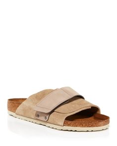 Birkenstock Men's Kyoto Slip On Strap Sandals Birkenstock Kyoto, Birkenstock Men, Double Strap Sandals, Beige Brown, Mens Sandals, Sandal Espadrille, Strap Sandals, Flat Sandals, Slide Sandals