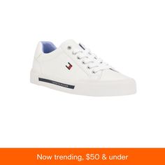 in stock Casual Lace, Tommy Hilfiger Women, Sneakers Online, Slip On Sneakers, Sneakers White, Lifestyle Brands, American Style, Womens Sneakers, Shoes Flats