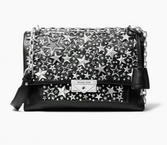 You will receive a New, Rare Cece Medium Star and Crystal Embellished Leather Convertible Shoulder/Crossbody/Handbag with Michael Kors Dust bag! We will ship your package next business day or same day when able. Brand New with Tags and always 100% Authentic.  Purse come with Michael Kors Dust Cover/Storage Bag! We all come in different shapes, sizes and with our own unique curves!!! Please check measurements and model pictures. The model is approximately 5'11" and a size 2. Medium, Star Embellis Pink Crossbody Bag, Black Suede Ankle Boots, Design Bags, Michael Kors Crossbody Bag, Michael Kors Crossbody, Black Leather Crossbody Bag, Crossbody Wallet, Shoulder Bag Black, Star Design