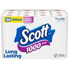 scott long lasting toilet paper rolls