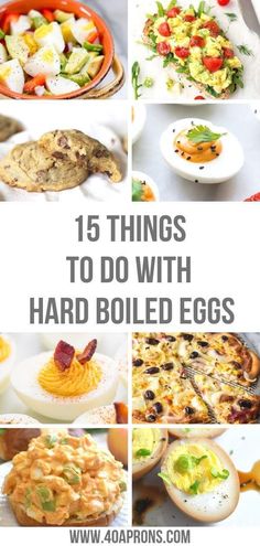 the top ten things to do with hard boiled eggs