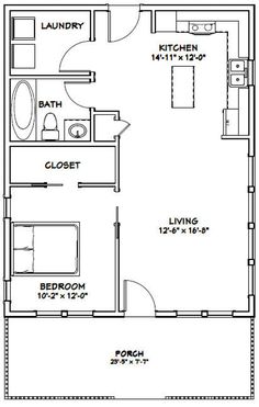 the floor plan for a two bedroom apartment with an attached bathroom and living room area