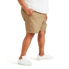 These versatile men's Dockers shorts ideal for any occasion. Click on this MEN'S GUIDE to find the perfect fit and more! Flexible waistband, for extra comfort when you're on the move 4-pocket Zipper flyFIT & SIZING Flat front Straight-leg fit Approximate 9-in. inseamFABRIC & CARE Cotton, elastane Machine wash ImportedSUSTAINABILITY FEATURES Supports more sustainable cotton farming Water-saving process Size: 48. Color: Beig/Khaki. Gender: male. Age Group: adult. Pattern: Solid. Material: Cotton B British Khaki, Cotton Farming, Water Saving, Big & Tall, This Man, Fabric Care, Age Group, Straight Leg, Perfect Fit