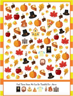 Thanksgiving Seek and Find Worksheet - Children's Ministry Deals Object Lessons For Kids, Childrens Ministry Deals, Childrens Ministry Curriculum, Thanksgiving Lessons, Thanksgiving Games For Kids, Thanksgiving Stories, Thanksgiving Worksheets, Gratitude Jar, Seek And Find