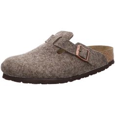 Birkenstock Boston Cocoa Felt Mules Mens Slippers Sandal Clogs Wool narrow - Bartel-Shop Boston Soft Footbed Outfits, Boston Soft Footbed, Boston Clog, Cocoa Brown, Birkenstock Boston Clog, Birkenstock Boston, Slipper Sandals, Outfits Men, Mens Slippers