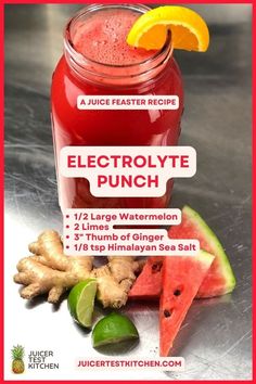 Homemade Electrolyte Drink, Fresh Juice Recipes, Healthy Juicer Recipes, Healthy Juice Drinks, Juice Cleanse Recipes, Juicy Juice, Hydrating Drinks, Healthy Drinks Smoothies