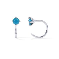 PRICES MAY VARY. A stylish, minimalist design, our rhodium half hoop huggie earrings come with a turquoise stone. This dainty hoop earring is perfect to put on evervday, wherever you go. Crafted with 925 sterling silver and plated in rhodium. Our half hoop huggies are made with hypoallergenic materials, and are nickel, lead and cadmium-free. ✦ 60-DAY GUARANTEE ✦ Your happiness is our number one priority. To ensure your complete satisfaction, we offer a hassle-free 60-Day money-back guarantee. To Sterling Silver Huggie Drop Earrings With Gemstone, Fine Jewelry Adjustable Hoop Earrings, Minimalist Hoop Earrings With Birthstone, Minimalist Sterling Silver Gemstone Huggie Earrings, Sterling Silver Gemstone Huggie Earrings, Adjustable Huggie Earrings Fine Jewelry, Turquoise Sterling Silver Huggie Jewelry, Blue Hypoallergenic Sterling Silver Huggie Earrings, Elegant Hypoallergenic Sterling Silver Nose Rings