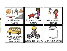 four different types of things that can be found in this worksheet for kids