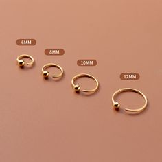 Material: Silver Jewelry Fashion Element: null Style: Classic style Elegant Nickel-free Round Nose Rings, Elegant Hypoallergenic Sterling Silver Nose Rings, Hoop Earrings Silver, Simple Stud Earrings, Mini Earrings, Minimalist Women, Silver Jewelry Fashion, Ear Hook, Simple Earrings