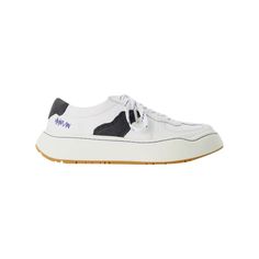 Colour : Blanc - Blanc. Main Material: Smooth Calfskin. Sole: Rubber. Lining: Jersey. Closure: Top Laces. Toe Shape: Round. Fit: True To Size - Sizing: European. Mens Slide Sandals, Ader Error, Cleats Shoes, Nike Blazers Mid, Black Oxfords, Mens Slides, Allen Edmonds, Blazer Mid, Western Cowboy Boots