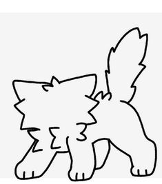 a black and white drawing of a dog with wings on it's back legs