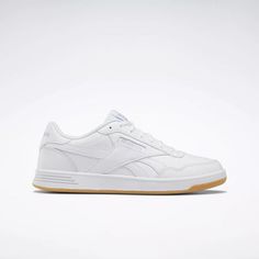 All the Reebok style you love. These easy to wear women's Reebok Court Advance shoes showcase a classic vintage tennis silhouette that can be dressed up or down for any occasion. So comfortable with foam and DMX Microbubbles, you may want to wear them always. Available in multiple designs, so you can pick one to match your personality. Size: 8.  Color: White.  Gender: female.  Age Group: adult. Reebok Princess, Womens Wide Shoes, Black Reebok, Reebok Classics, Vintage Tennis, Womens Training Shoes, Reebok Shoes, Womens Reebok, Walking Shoes Women