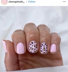 Grey Gel Nails Short Designs, Short Leopard Nails, Short Square Nails Ideas, Pink Leopard Print Nails, Nails Ideas For Summer, Square Nails Ideas, Pink Leopard Nails, Summer Nail Designs, Leopard Print Nails