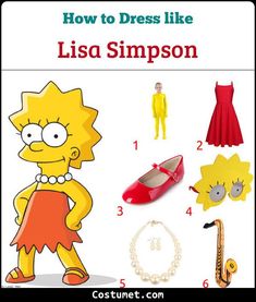 how to dress like person from the simpsons