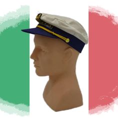 The hat needs refreshing. Size 58 - head circumference in centimeters Tourist Hat, Pilot Hat, Head Circumference, Vintage Italian, Trucker Cap, Venice, Caps Hats, Poland, Accessories Hats