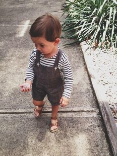 LINEN SUNSUIT | probably the best outfit ever-This is so cute! … Women, Men and Kids Outfit Ideas on our website at 7ootd.com #ootd #7ootd Stylish Kids Outfits, Baby Boy Fashion, Baby Outfits, Stylish Kids, Fashion Kids, Future Baby, Baby Love, Baby Boy Outfits