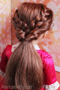 Hairstyle Ponytail Flip, Ag Doll Hairstyles, Doll Hairstyle, American Girl Hairstyles, Hairstyle Braided, Doll Hairstyles, Easy Trendy Hairstyles, American Girl Doll Hairstyles