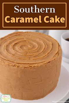 Southern Caramel Cake Caramel Cream Cake, Homemade Cake Frosting, Carmel Cake, Three Cake, Caramel Mud Cake, Southern Caramel Cake, Coconut Cream Cake, Caramel Cake Recipe, Southern Banana Pudding