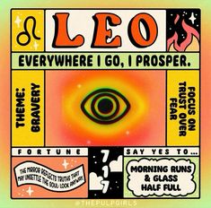 the poster for leo's album, somewhere i go, proper