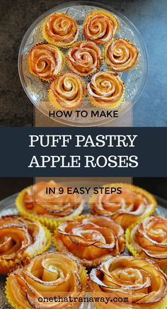 how to make puff pastry apple roses in 9 easy steps