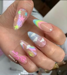 Soft Nails, Kawaii Nails, Rainbow Nails, Dream Nails, Fire Nails, Pretty Acrylic Nails, Dope Nails, Best Acrylic Nails