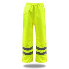 Hardware store usa |  XL Hi Vis YEL Rain Pant | 3NR3000X | SAFETY WORKS INC High Visibility Pants, Transparent Raincoat, Safety And First Aid, Rain Suit, Rain Poncho, Safety Clothing, Rain Pants, Bad Weather, The Boss