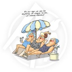 three women lounging on the beach under an umbrella and one has a drink in her hand