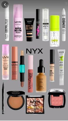 NYX cosmetics, it's a best makeup brand Best Makeup Brands, Makeup Order, Makeup Idea, Branding Mood Board, Makeup Obsession, Nyx Cosmetics, Makeup Brands, Best Makeup