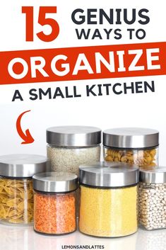 five genius ways to organize a small kitchen