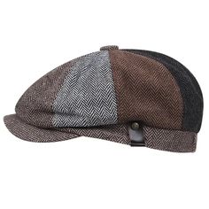 The Peaky Blinders-inspired Hat, a nod to the iconic and timeless fashion associated with the popular television series. Channel the rugged elegance of the Shelby clan with this classic accessory that effortlessly combines style and attitude.Key Features: Distinctive Design: Embrace the distinct style of the Peaky Blinders with our hat featuring the signature flat cap design. The bold and charismatic look captures the essence of the roaring twenties, adding a touch of historical flair to your ensemble. Quality Craftsmanship: Meticulously crafted from high-quality materials, our Peaky Blinders Hat ensures durability and comfort. The attention to detail in the stitching and construction reflects the authenticity and timeless appeal of this classic accessory. Comfortable Fit: Designed for com Classic Fall Baseball Cap For Outdoor, Classic Brown Beret With Curved Brim, Classic Outdoor Beret, Adjustable Flat Bill Baseball Cap For Fall, Classic Winter Baseball Cap, Classic Brown Beret With Short Brim, Retro Brown Flat Cap Baseball Cap, Classic Brown Flat Cap Baseball Cap, Retro Black Beret For Winter