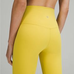 Reposhing This Item I Purchased From @Alexnova. Loved It, But Ready To Rotate For Something New. Questions? Leave A Comment Below! Loulou Lemon Leggings, Yellow Athleisure Bottoms For Yoga, Pink Lululemon Leggings, Green Lululemon Leggings, Align Leggings, Thick Leggings, Yoga Jacket, Lulu Leggings, Lululemon Align Leggings