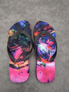 These super cute and fun flip flops are designed using a tropical floral painting that I have done, that a print of was sublimated on the flip flops. SIZE GUIDE:                            S           M            L US women6 - 7.58 - 1010.5 - 11 US men          6 - 77.5 - 9.510 - 11.5 EU             37 - 38.539 - 4142 - 45 UK                4 - 66.5 - 88.5 - 10.5 *NOTE:  These specific flip flops are a SIZE: SMALL They will ship via USPS with tracking provided. Beach Sandals With Floral Print And Flat Sole, Floral Print Sandals For Beach Season, Fun Flip Flops For Swimming, Multicolor Flip Flops For Beach Season, Multicolor Summer Flip Flops For Swimming, Multicolor Flip Flops For Swimming, Fun Multicolor Flip Flops For Beach Season, Fun Flip Flops For Beach Season Swimming, Fun Beach Flip Flops