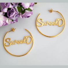 Personalized Gift Name Hoop Earrings Personalized Hoop Earrings, Tiny Hoop Earrings, J-Lo Earrings, Custom Hoop Earrings, Large Hoop Earrings, Name Earrings, Custom Name Hoops Dimensions: 4 cm in diameter All of our jewelry products (rings, bracelets, necklaces, etc.) are handmade. ֎ Welcome to Seyde Jewelry. ֎ Our products are 925k sterling silver and personalized products. ֎ OUR PROCESSING TIME is 1-3 business days. SHIPPING TIME to USA is 1-4 days; 1-7 days worldwide. ֎ All of our jewelry is Cheap Custom Name Small Hoop Earrings, Trendy Personalized Cheap Hoop Earrings, Cheap Trendy Personalized Hoop Earrings, Name Hoop Earrings, Earrings Name, Hoop Earrings Large, Tiny Hoop Earrings, Name Earrings, Earrings Large