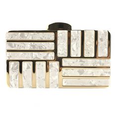 Silver Rectangular Evening Bag, Trendy White Evening Bag For Formal Events, White Rectangular Evening Bag, White Modern Clutch For Parties, Modern White Clutch For Parties, Modern White Rectangular Evening Bag, Modern Square Clutch For Formal Occasions, White Rectangular Clutch, Trendy Silver Rectangular Clutch